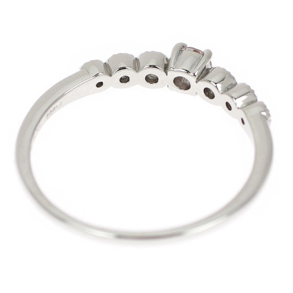 天然 ダイヤモンド リング 計0.37ct PT950 Pt950 アクアマリン ダイヤモンド リング 0.47ct D0.32ct