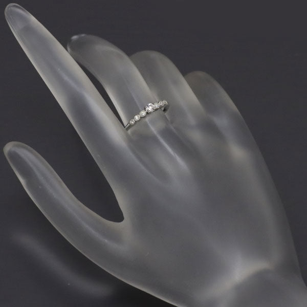 新品 Pt950 天然ピンク ダイヤモンド リング 0.111ct VLPP VS1 D0.06ct【エスコレ】