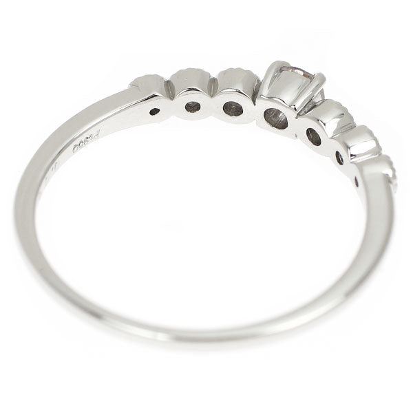 新品 Pt950 天然ピンク ダイヤモンド リング 0.096ct VLPP I1 D0.06ct【エスコレ】