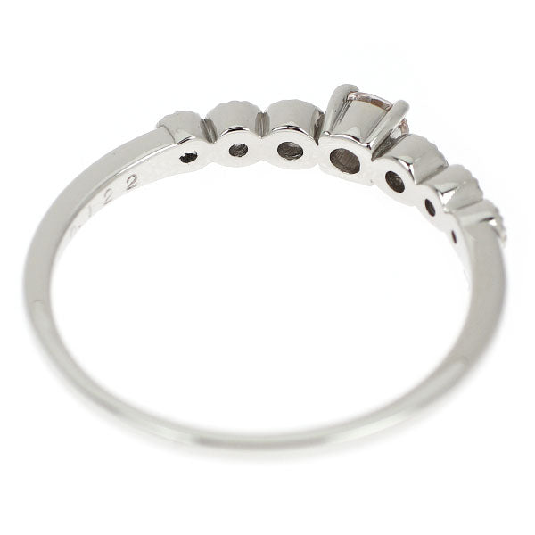 新品 Pt950 天然ピンク ダイヤモンド リング 0.122ct LP SI1 D0.06ct【エスコレ】