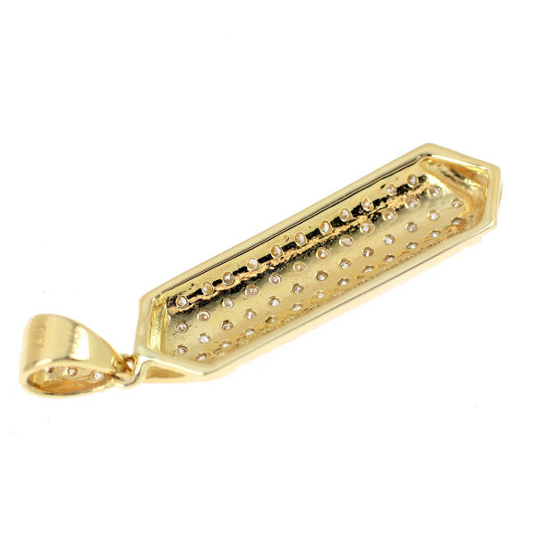 K18YG ダイヤモンド ペンダントトップ 1.00ct パヴェ