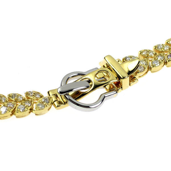K18YG/Pt900 ダイヤモンド ブレスレット 2.87ct