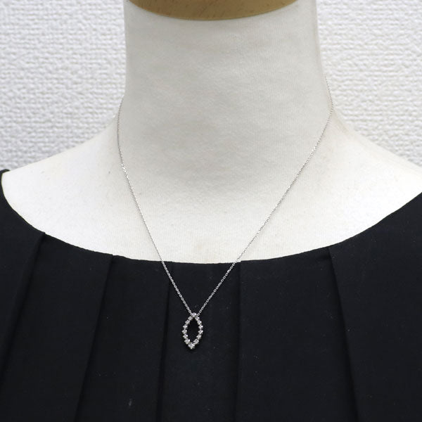 ヴァンドーム青山 Pt950/ Pt850 ダイヤモンド ペンダントネックレス 0.12ct