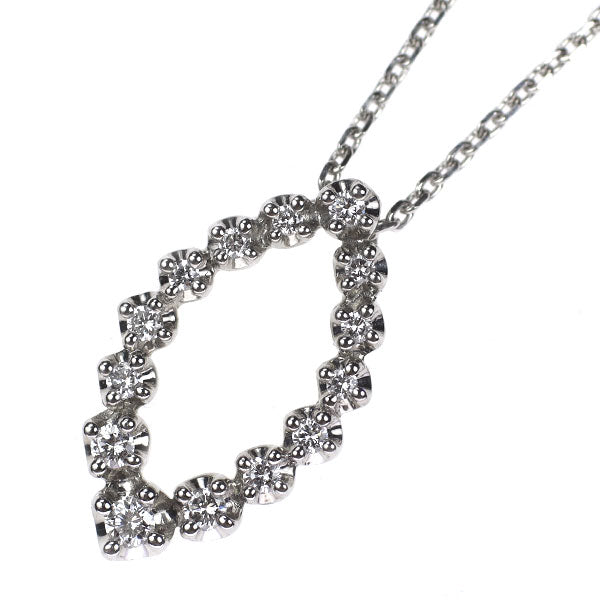 ヴァンドーム青山 Pt950/ Pt850 ダイヤモンド ペンダントネックレス 0.12ct