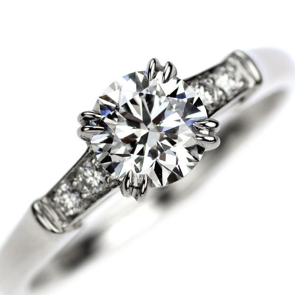 ハリーウィンストン Pt950 ダイヤモンド リング 0.70ct E VVS1 3EX トリスト 《セルビー銀座店》【中古】