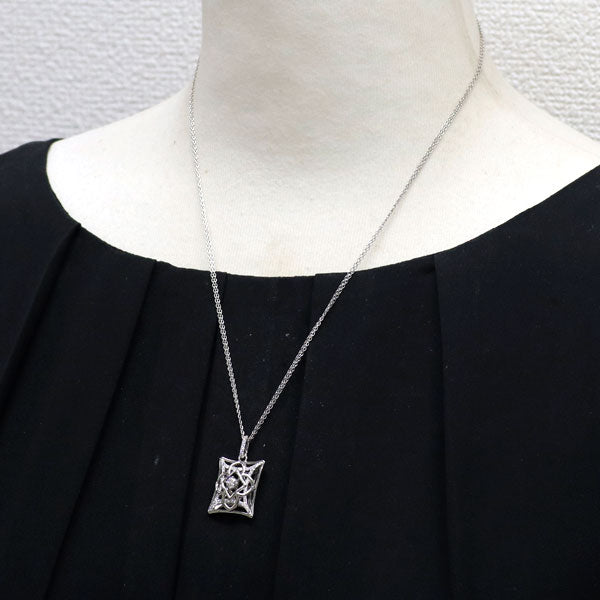 ロイヤルアッシャー Pt950 ダイヤモンド ペンダントネックレス 0.15ct D0.20ct