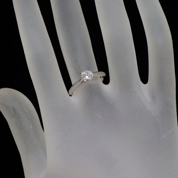 ハリーウィンストン Pt950 ダイヤモンド リング 0.52ct E VVS2 3EX ソリティア