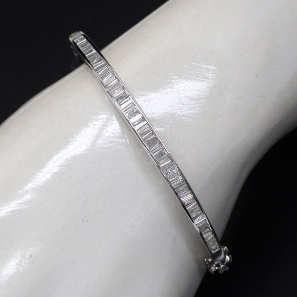K18WG ダイヤモンド バングル 2.33ct