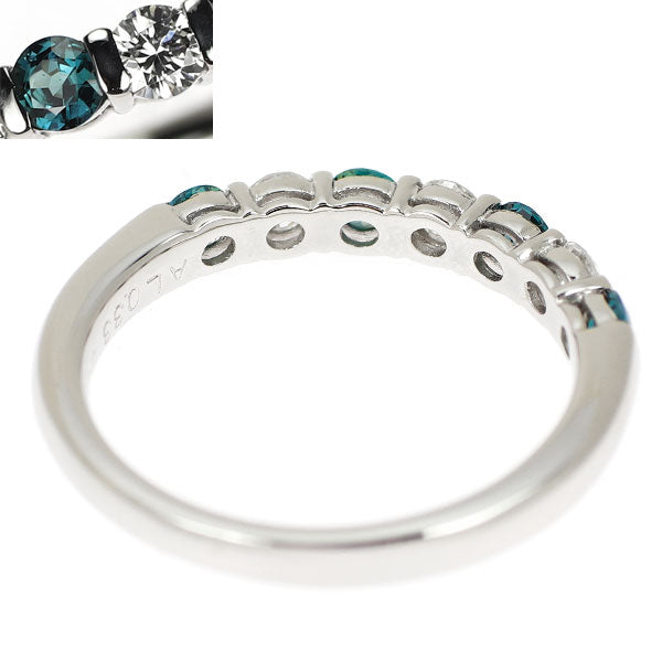 希少 Pt900 アレキサンドライト ダイヤモンド リング 0.33ct D0.23ct