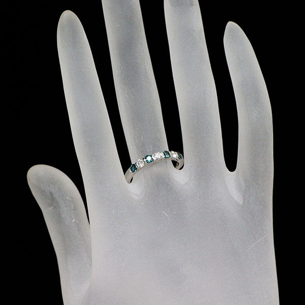 希少 Pt900 アレキサンドライト ダイヤモンド リング 0.33ct D0.23ct