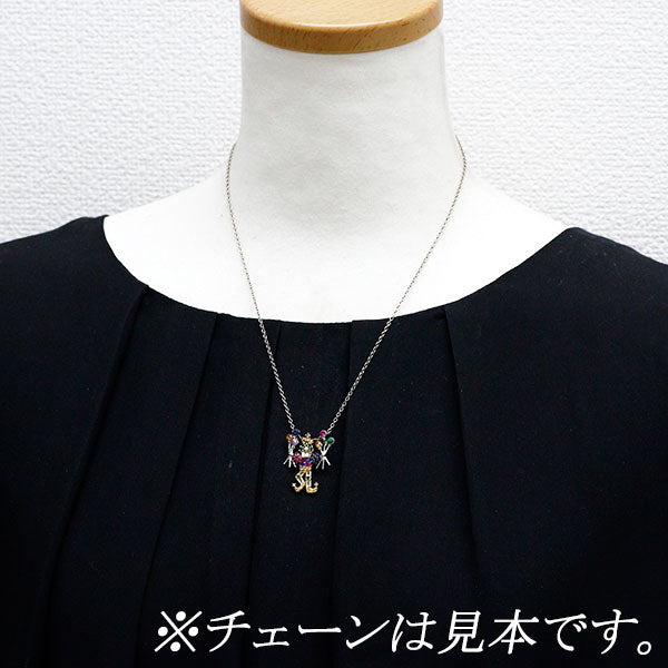 K18YG/WG ルビー サファイア ガーネット ダイヤモンド ベビーパール ペンダントトップ 1.00ct D0.13ct ピエロ