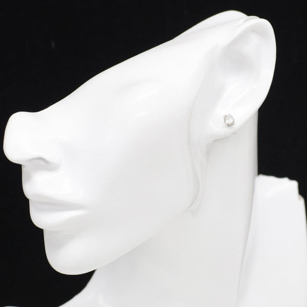 新品 Pt900 ペアシェイプカット ダイヤモンド ピアス 0.718ct H SI1