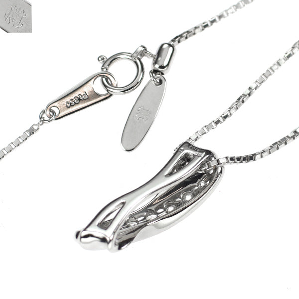 モニッケンダム Pt ダイヤモンド ペンダントネックレス 0.50ct