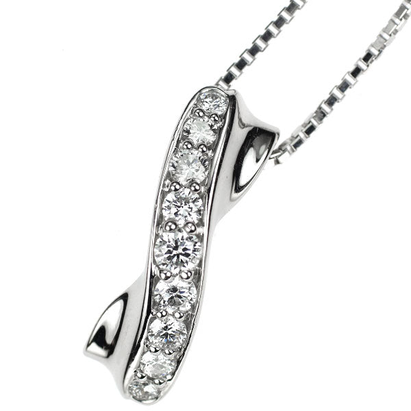 モニッケンダム Pt ダイヤモンド ペンダントネックレス 0.50ct