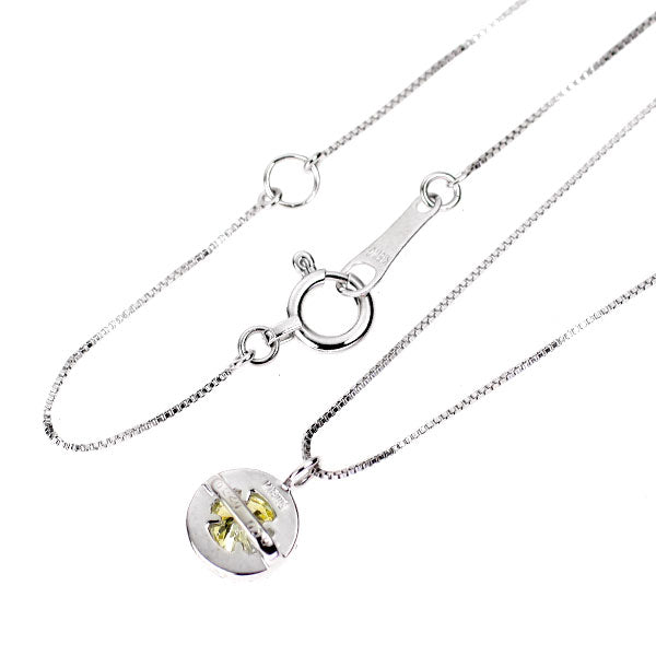 K18WG ダイヤモンド ネックレス 0.220ct D0.10ct