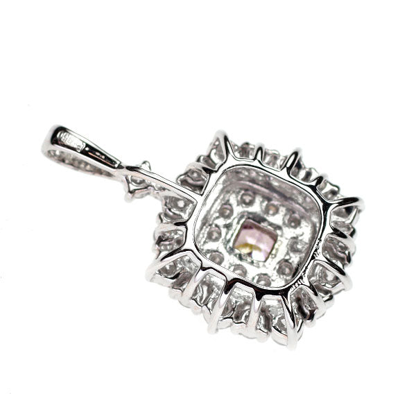 希少 Pt950 天然ピンクダイヤモンド ペンダントトップ 0.057ct FPP I2 D0.23ct