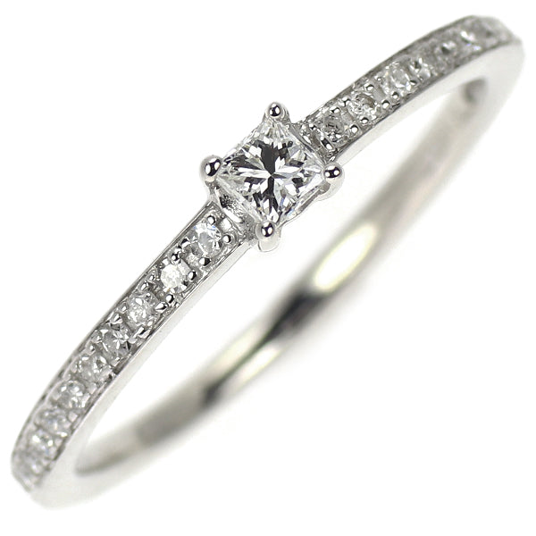 K18WG ダイヤモンド リング 0.20ct