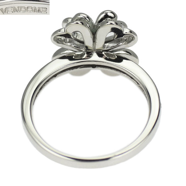 ヴァンドーム青山 Pt950 ダイヤモンド リング 0.24ct フラワー  