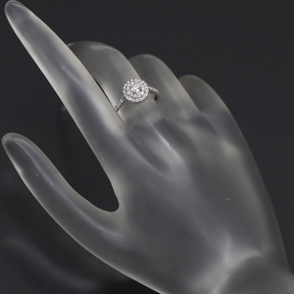 ティファニー Pt950 ダイヤモンド リング ソレスト