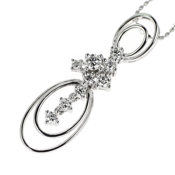 K18WG ダイヤモンド ペンダントネックレス 0.443ct