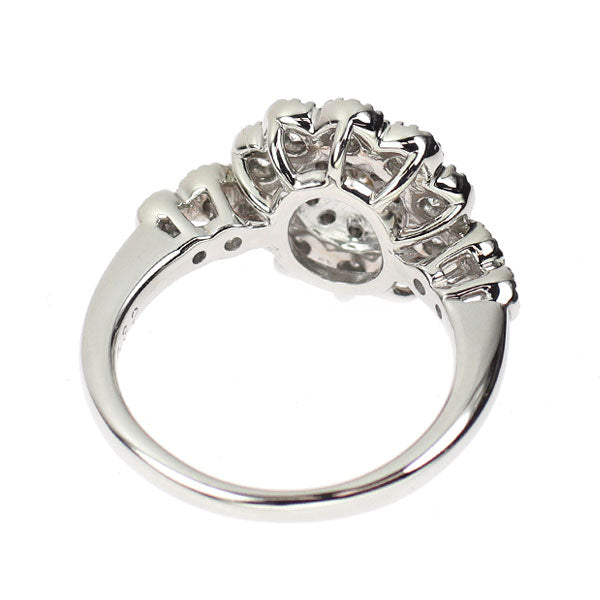 Pt950 ダイヤモンド 天然ピンク/カラーレスダイヤ リング 0.078ct G SI1 PD0.08ct D0.32ct ピンキー