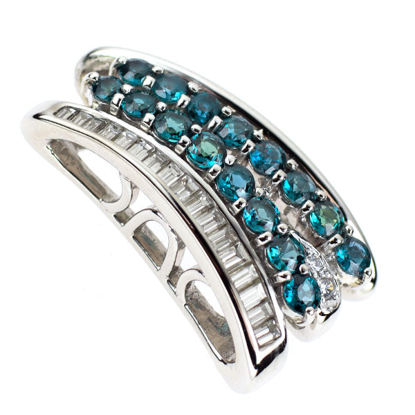 アレキサンドライト0.33ct×ダイヤモンド0.14ct PT900【5回使用】 アレキサンドライト0.33ct×ダイヤモンド0.14ct PT900【5回使用】 楽天