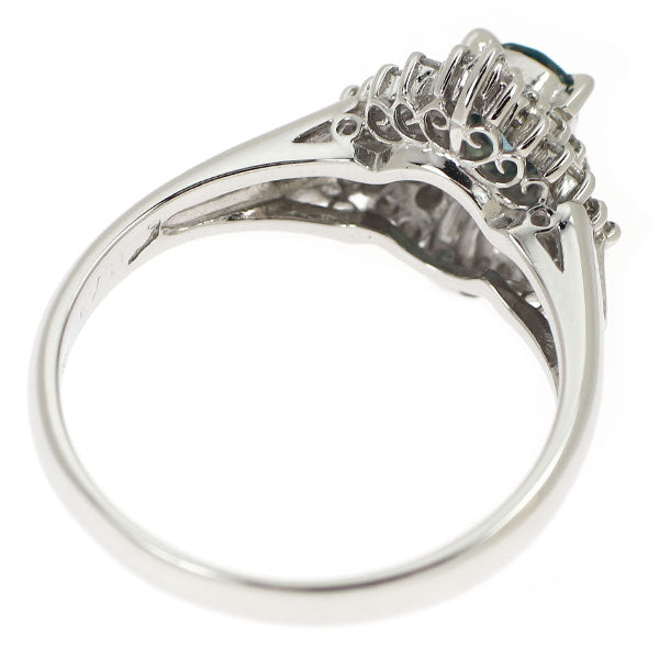 希少 Pt900 ロシア産 アレキサンドライト ダイヤモンド リング 0.41ct D0.31ct