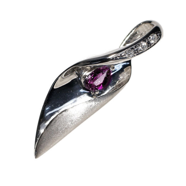希少 Pt900 アレキサンドライト ダイヤモンド ペンダントトップ 0.21ct Ｄ0.04ct