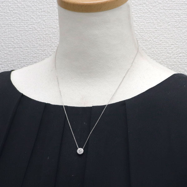 フォーエバーマーク Pt ダイヤモンド ペンダントネックレス 0.29ct D0.09ct