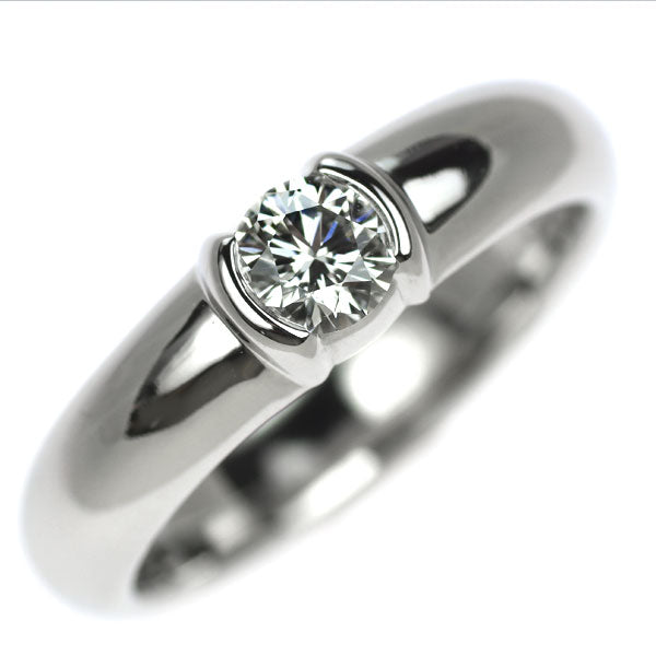 ティファニー Pt950 ダイヤモンド リング 0.27ct ドッツ ソリティア