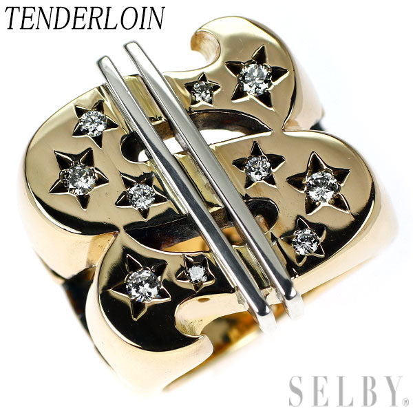 TENDERLOIN/テンダーロイン K8YG/SV925 ダイヤモンド リング ダラー