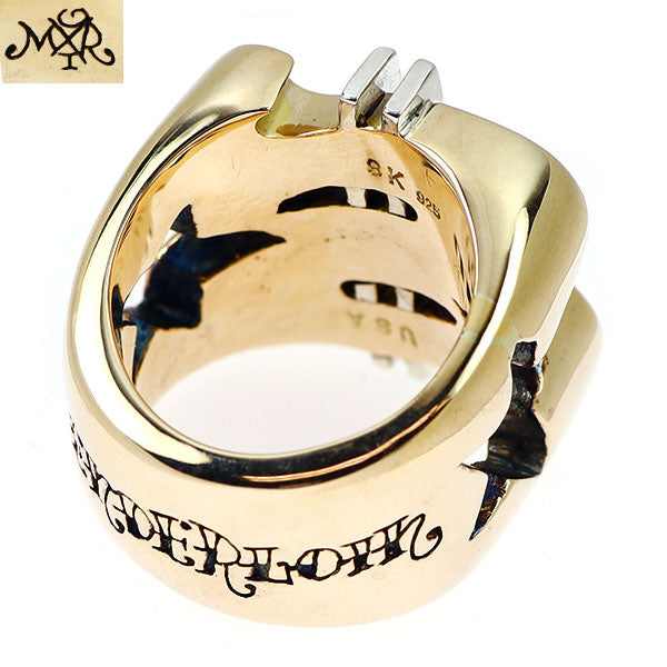 TENDERLOIN/テンダーロイン K8YG/SV925 ダイヤモンド リング ダラー