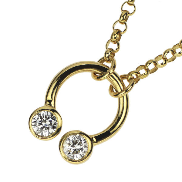 K18YG ダイヤモンド ペンダントネックレス 0.14ct