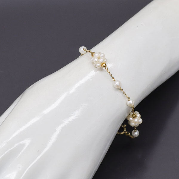 田崎真珠 K18YG アコヤベビー 真珠 ブレスレット 径約2.9-4.4mm  
