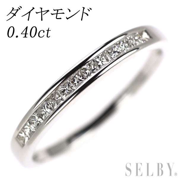 K18WG プリンセスカット ダイヤモンド リング 0.40ct — セルビー  