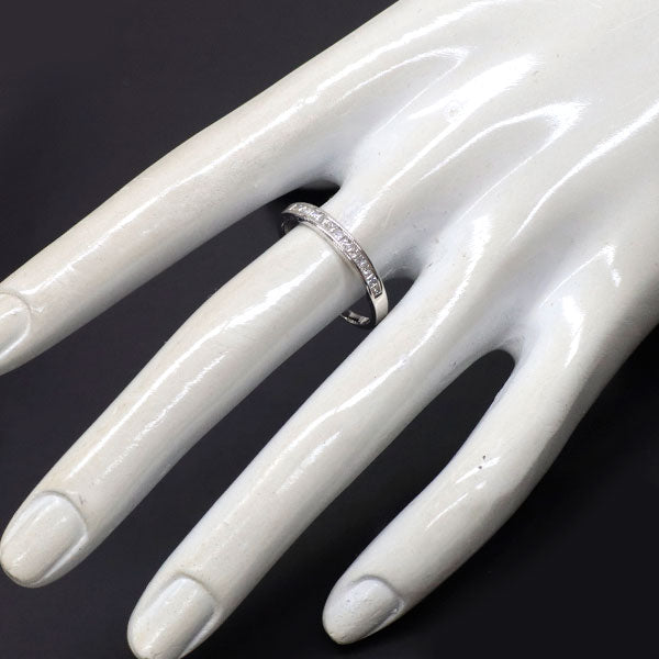 K18WG プリンセスカット ダイヤモンド リング 0.40ct