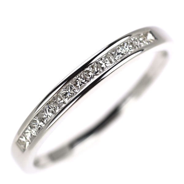 K18WG プリンセスカット ダイヤモンド リング 0.40ct