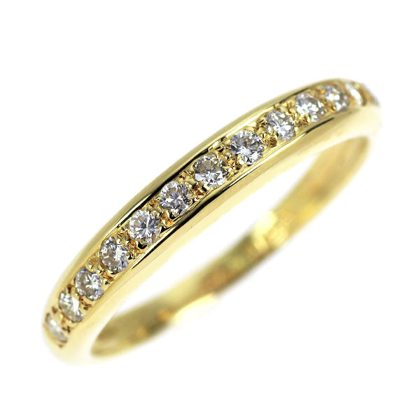 K18YG ハーフエタニティ　リング　ダイヤモンド　0.20 リング　指輪 K18YG ダイヤモンド リング 0.20ct ハーフエタニティ — セルビー