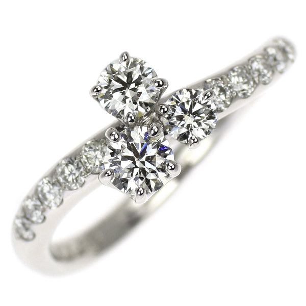 ローズスティング Pt900 ダイヤモンド リング 0.51ct D0.18ct