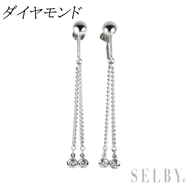 Pt900 ダイヤモンド イヤリング