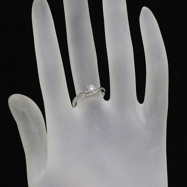 アイプリモ Pt950 ダイヤモンド 天然ピンクダイヤ リング 0.229ct D SI1 3EXHC PD0.01ct スピカ