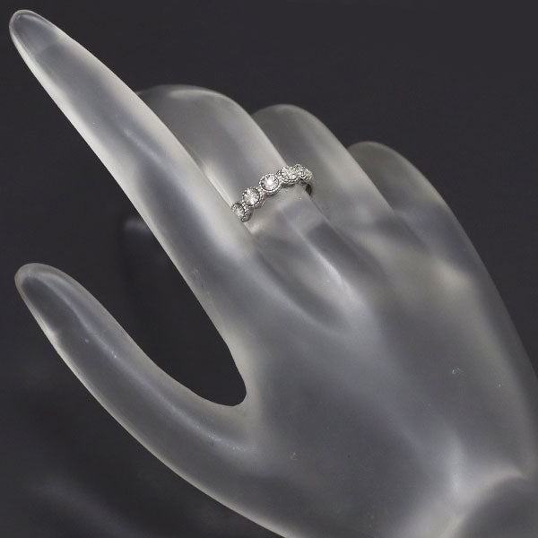 K10WG ダイヤモンド リング 彫金