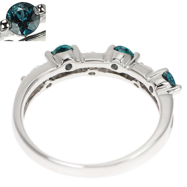希少 Pt900 アレキサンドライト ダイヤモンド リング 0.31ct D0.24ct