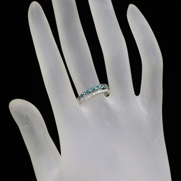 新品 希少 Pt950 アレキサンドライト ダイヤモンド リング 0.42ct D0.16ct【エスコレ】