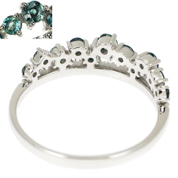 新品 希少 Pt950 アレキサンドライト ダイヤモンド リング 0.36ct D0.16ct 【エスコレ】
