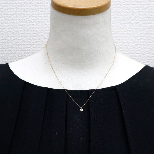アガット/agete K10YG ダイヤモンド ペンダントネックレス 0.03ct