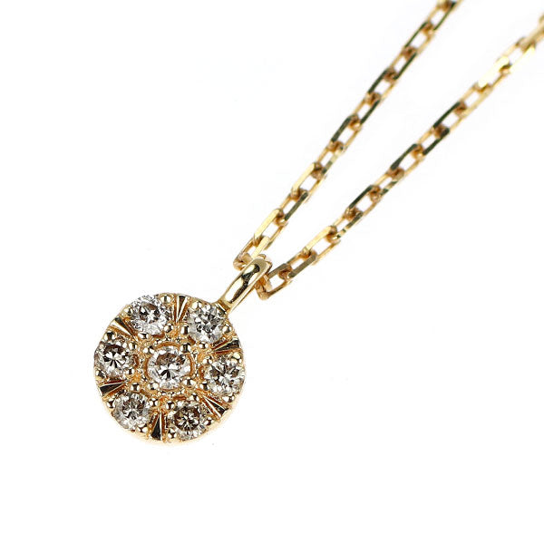 アガット/agete K10YG ダイヤモンド ペンダントネックレス 0.03ct
