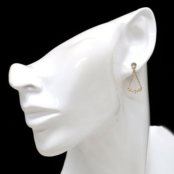 K18PG ダイヤモンド ピアス