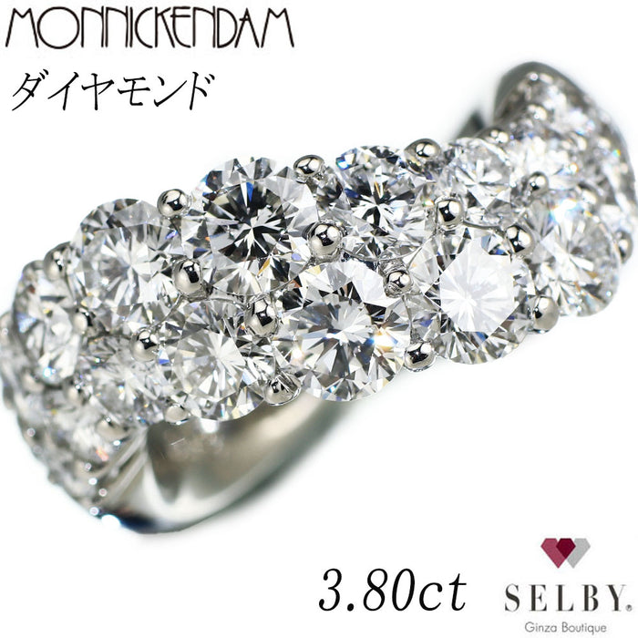 モニッケンダム Pt900 ダイヤモンド リング 3.80ct 《セルビー銀座店》【中古】