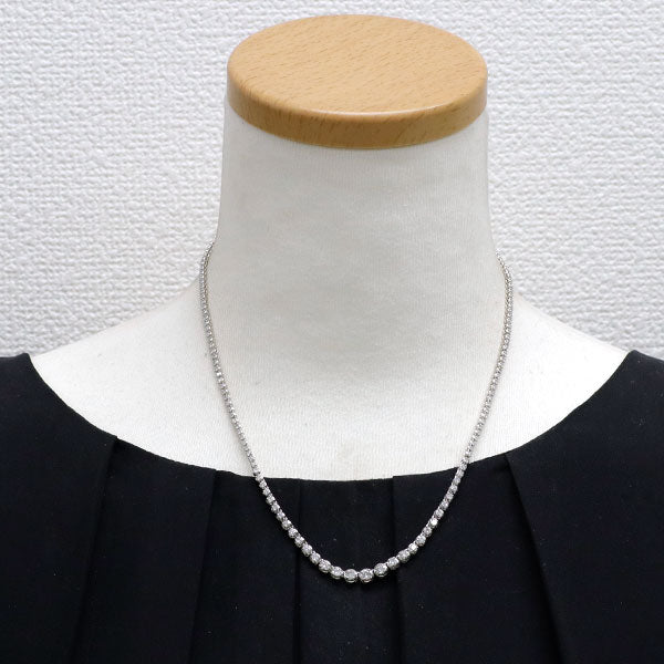 Pt850 ダイヤモンド ネックレス 3.00ct テニス